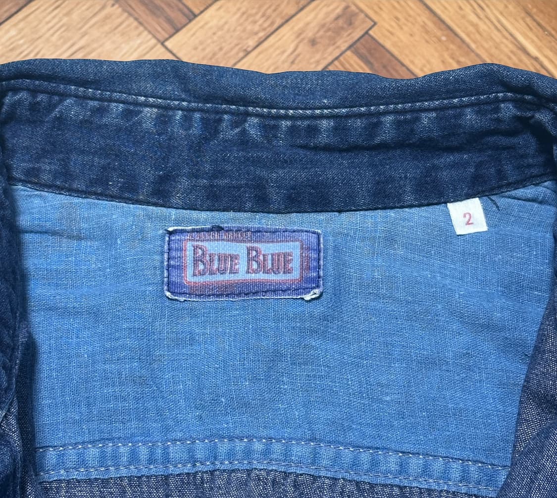 블루블루 재팬 인디고 데님 셔츠 상품이미지5