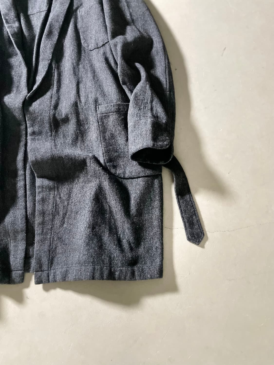 언유즈드 Belted Shawl Collar Robe Jacket 상품이미지3
