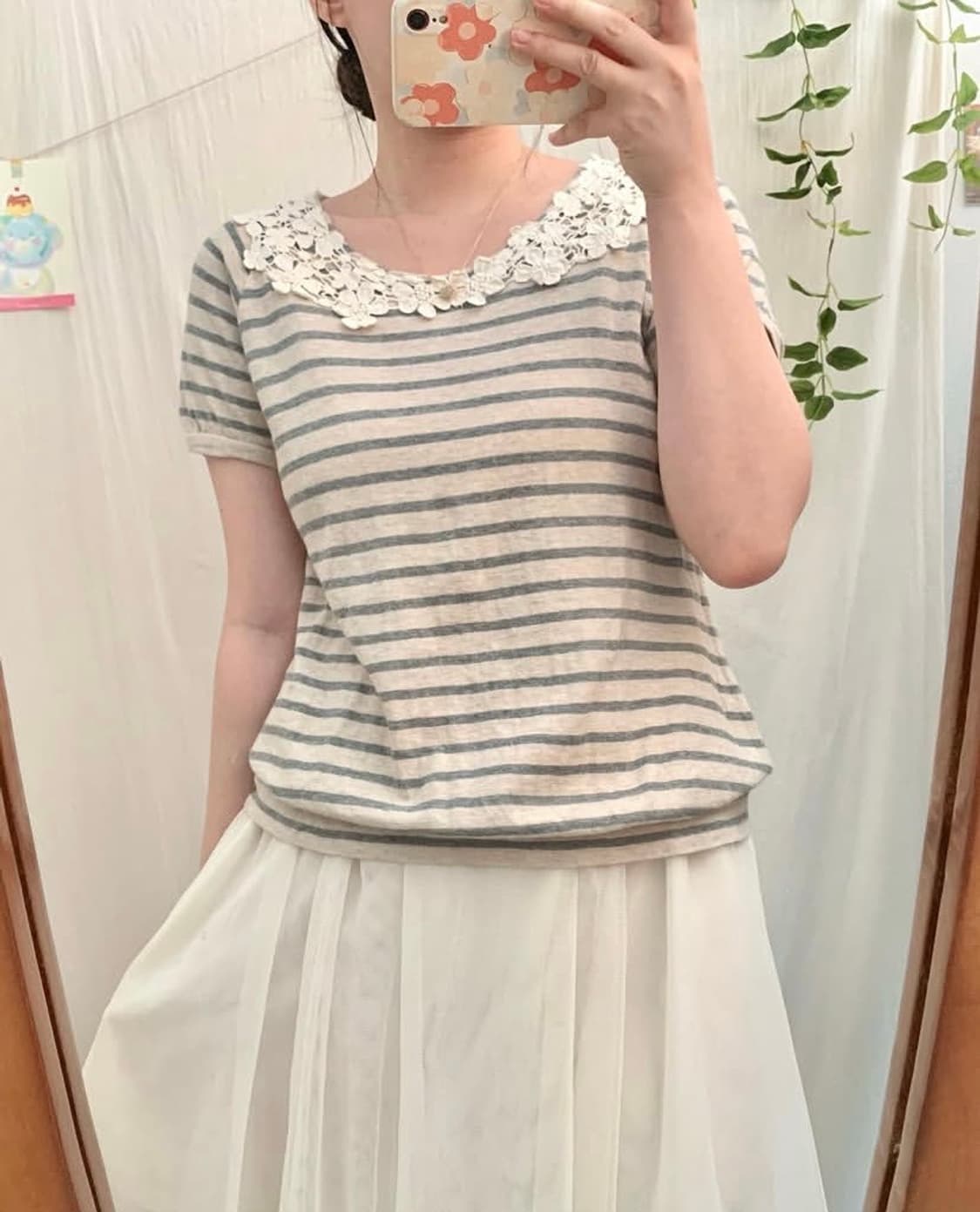 코지 모리 크로쉐 반팔티 상품이미지2