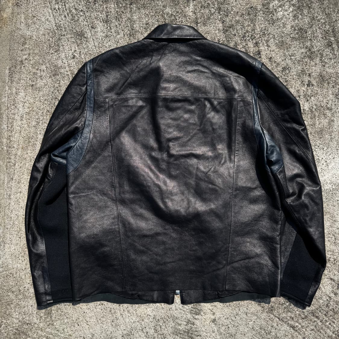 [L] Paul Smith 샘플 폴스미스 4포켓 레더 자켓 상품이미지3