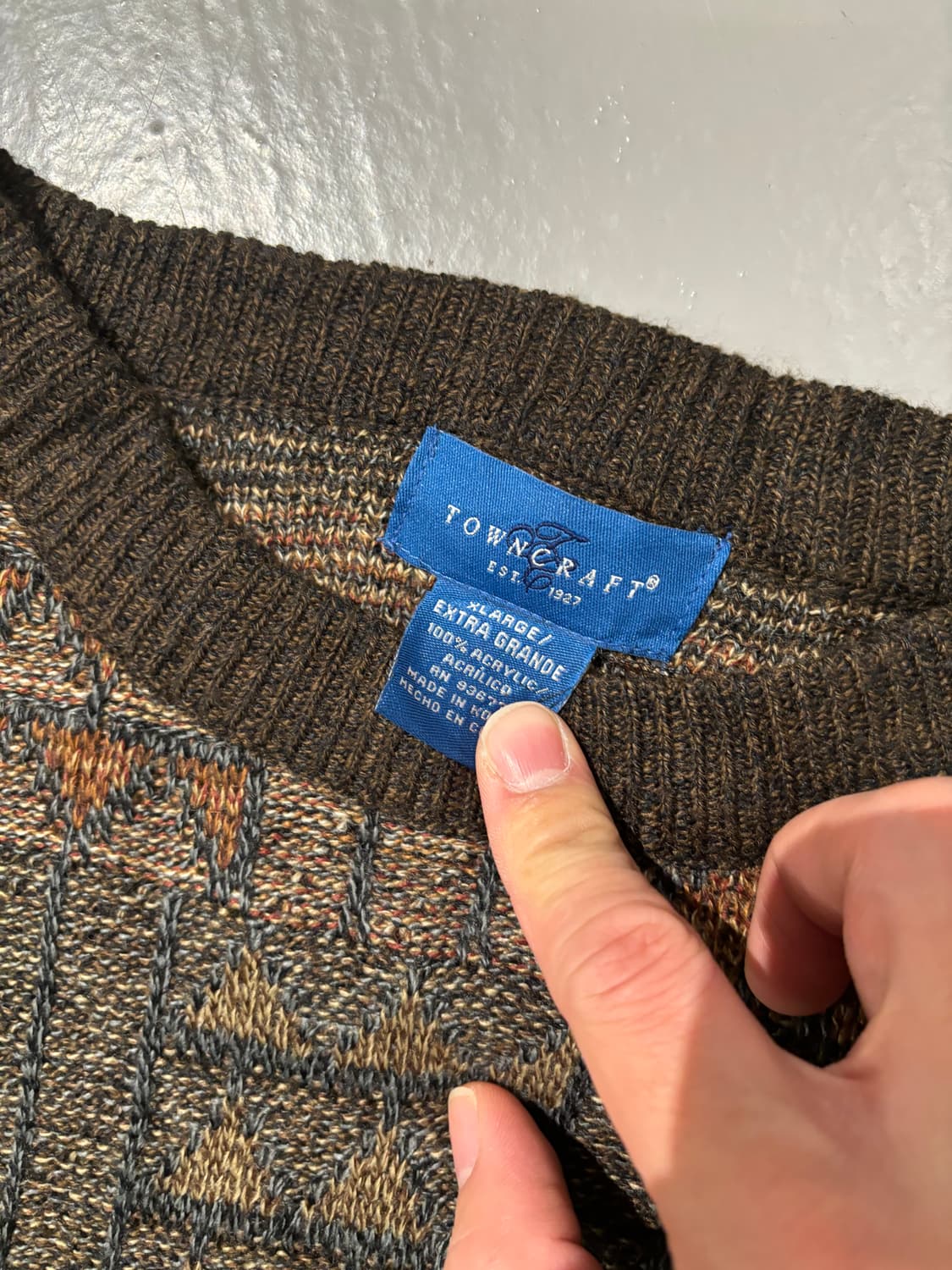 빈티지 패턴 니트   상품이미지8