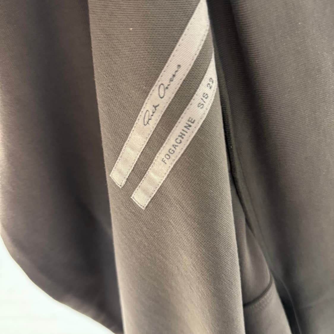 릭오웬스 사선 집업 코튼 바우하우스 자켓 XL 상품이미지4