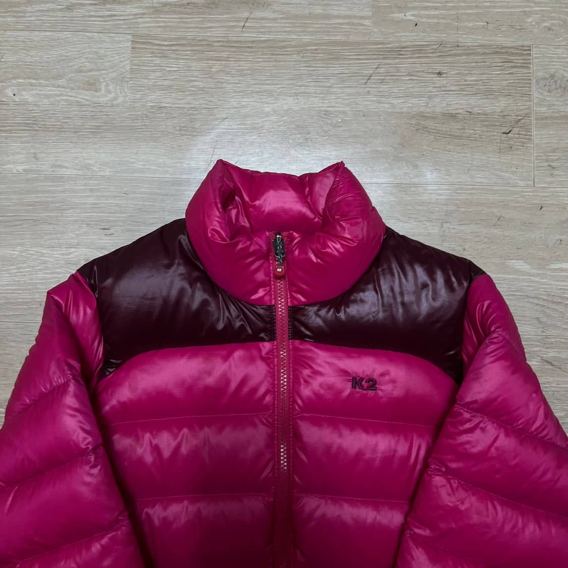 K2 남여공용 덕다운 스탠드넥 경량패딩 점퍼 [톤다운 핑크] L/100 상품이미지2