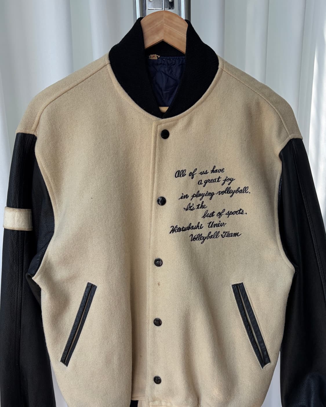 [L]JPN 90s 데스페라도 레더 바시티 자켓 상품이미지6