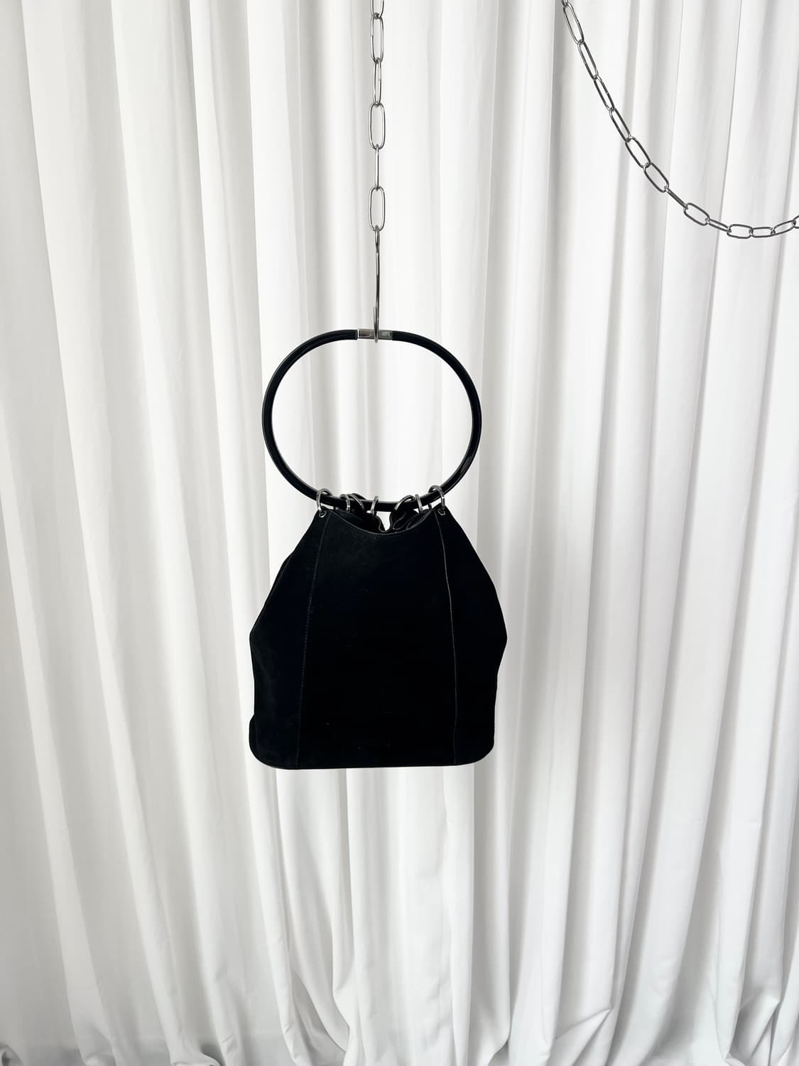 구찌 x 톰포드 FW1999 스웨이드 링 숄더백 상품이미지1