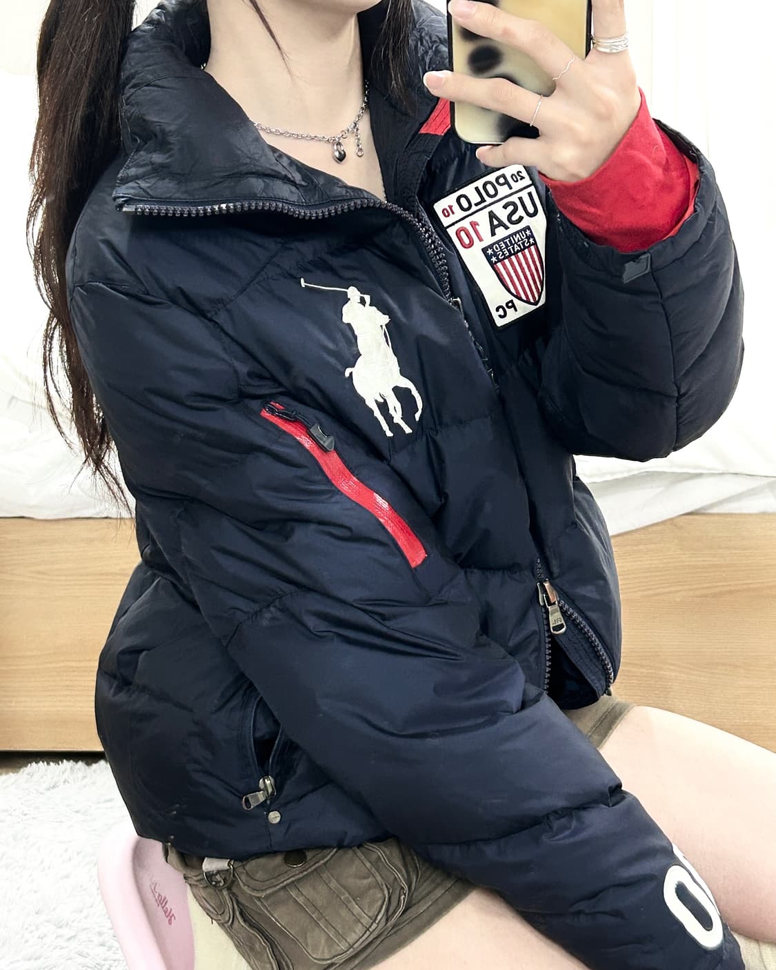 폴로 USA 빅포니 덕다운 투웨이 패딩 상품이미지3