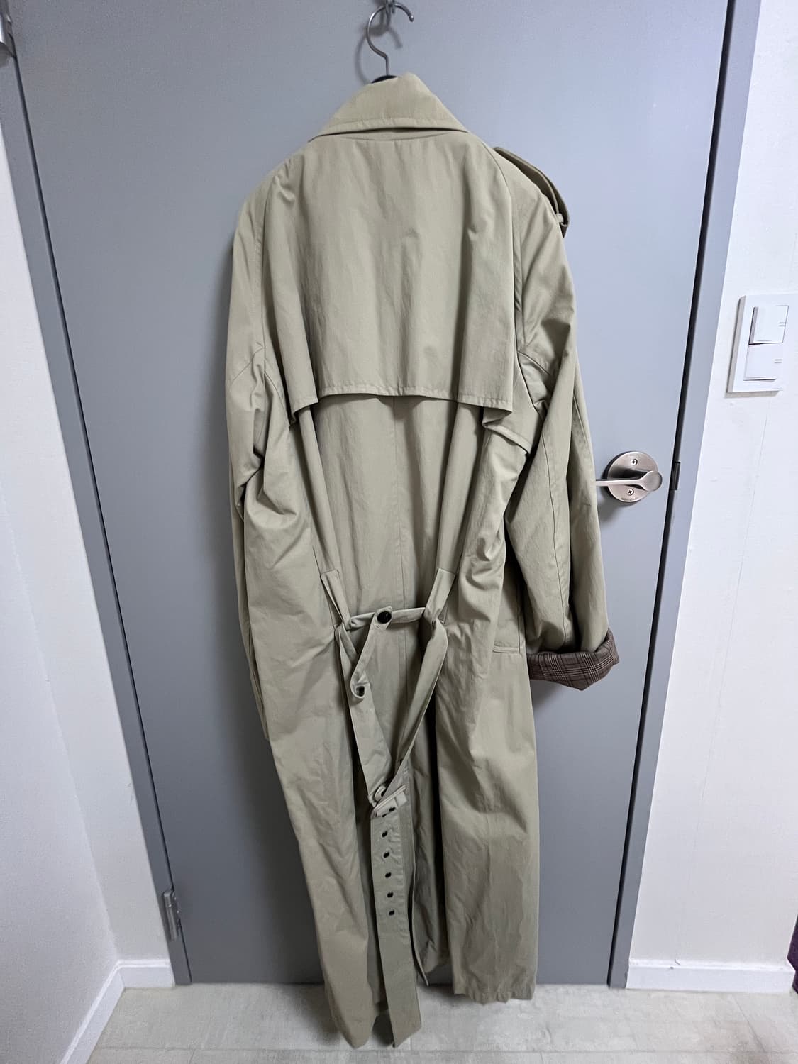 노앙 베이지 트렌치 코트 상품이미지2
