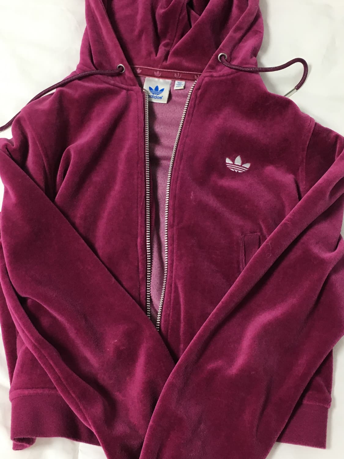 아디다스 벨벳 보라 크롭 져지 상품이미지3