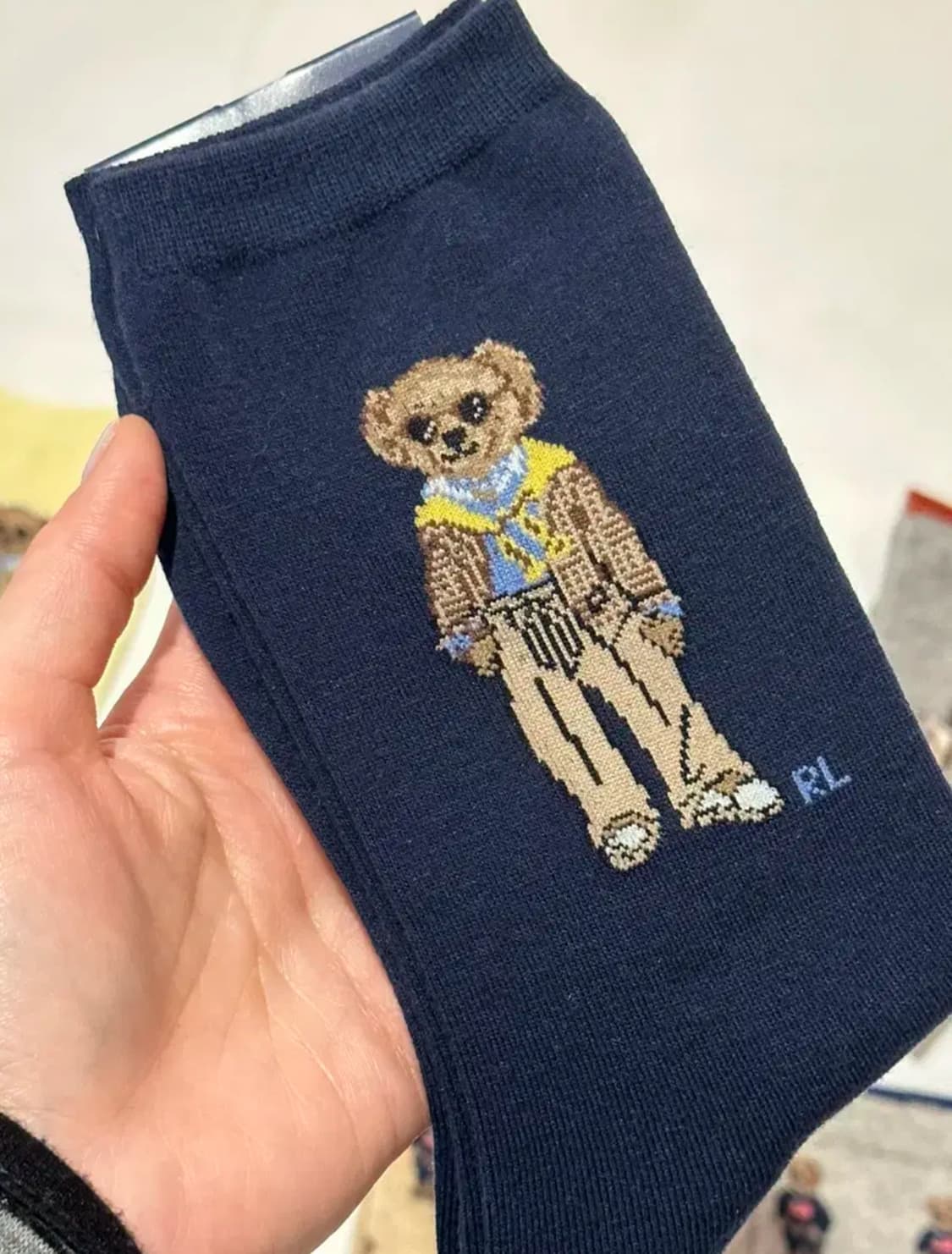 폴로 곰돌이 양말 상품이미지2