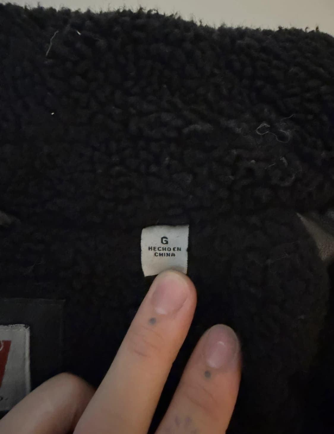 리바이스 블랙 레더 쉐르파 트러커 자켓 L 상품이미지7