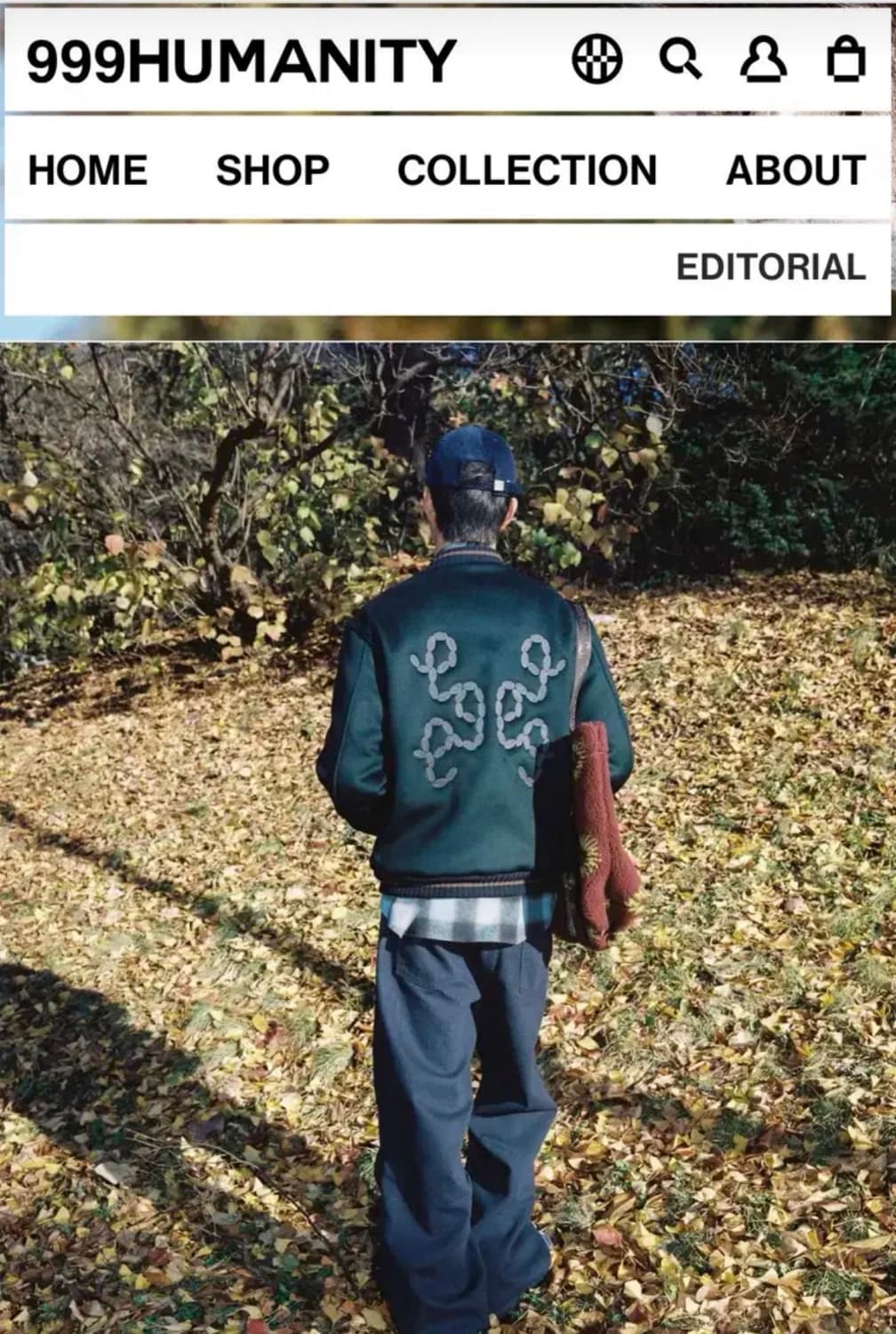 999휴머니티 헤비 울 블루종 자켓 3사이즈(L) 상품이미지4