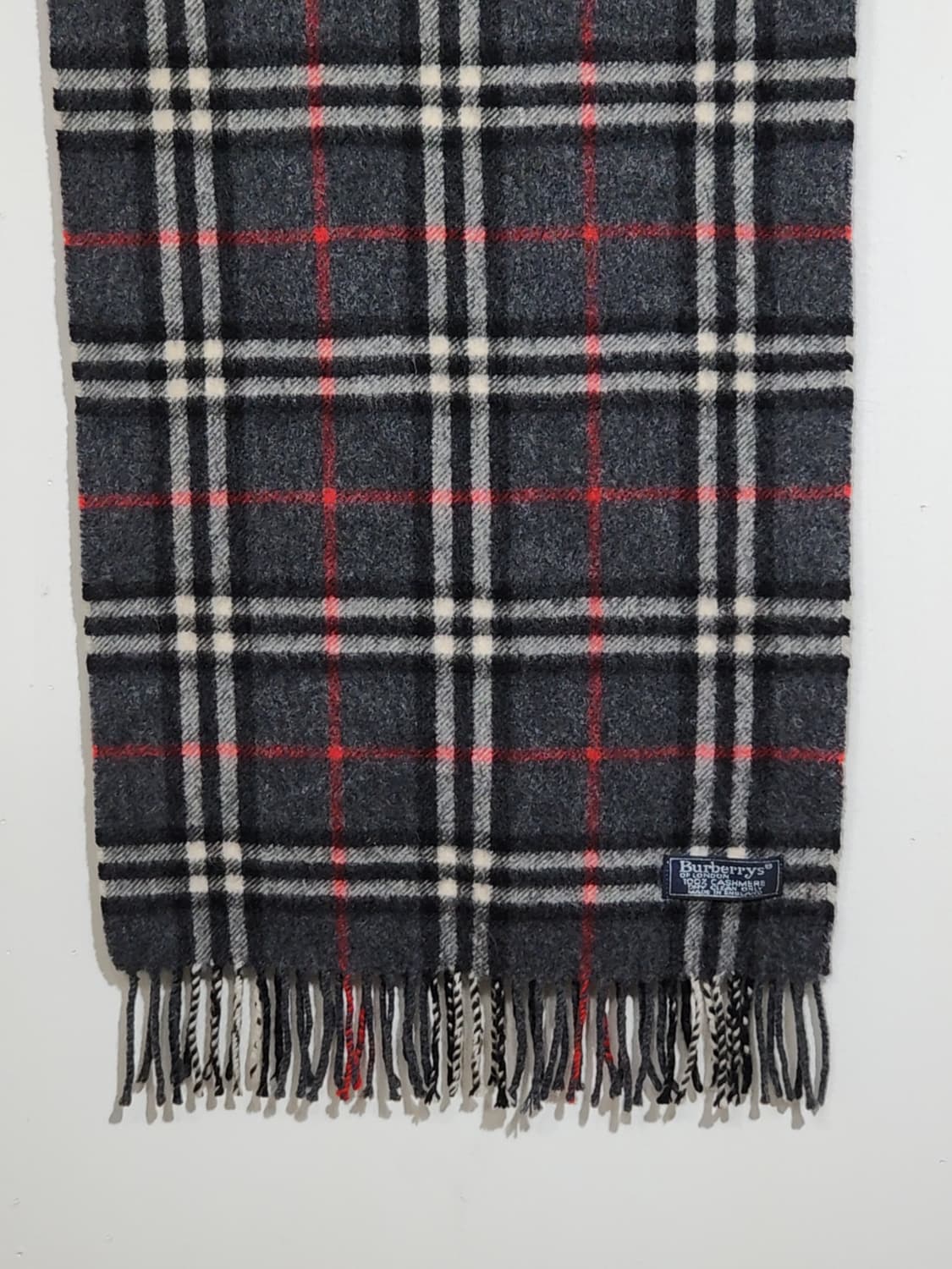 (정품) 버버리 캐시미어 머플러 체크 목도리 영국판  상품이미지3