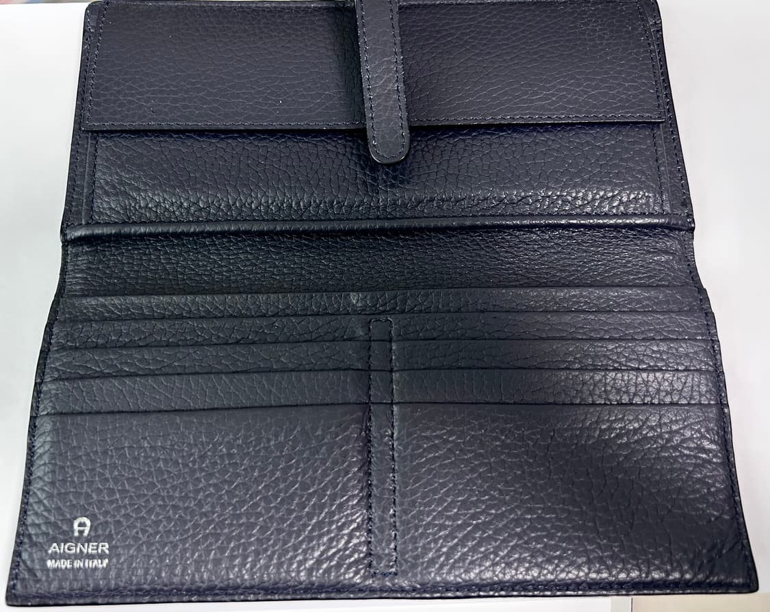 아이그너 곤색 가죽 장지갑 상품이미지3