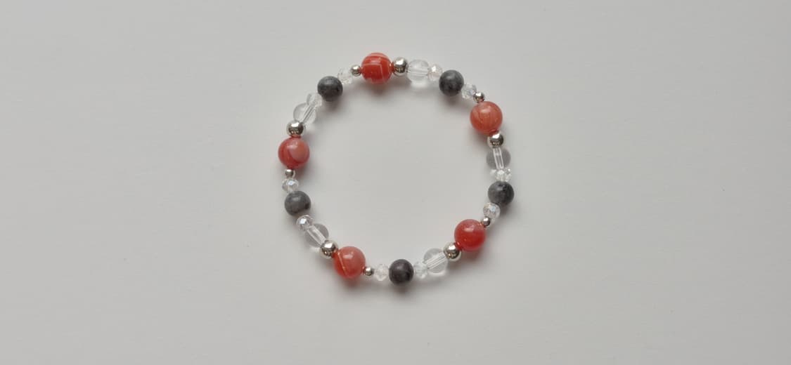 천연원석 팔찌 핸드메이드 래브라도라이트 칼세도니아 크리스탈  상품이미지3