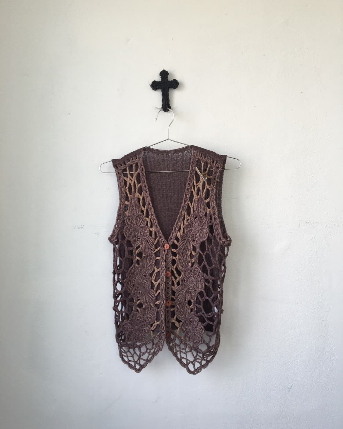 Crochet net vest 상품이미지1