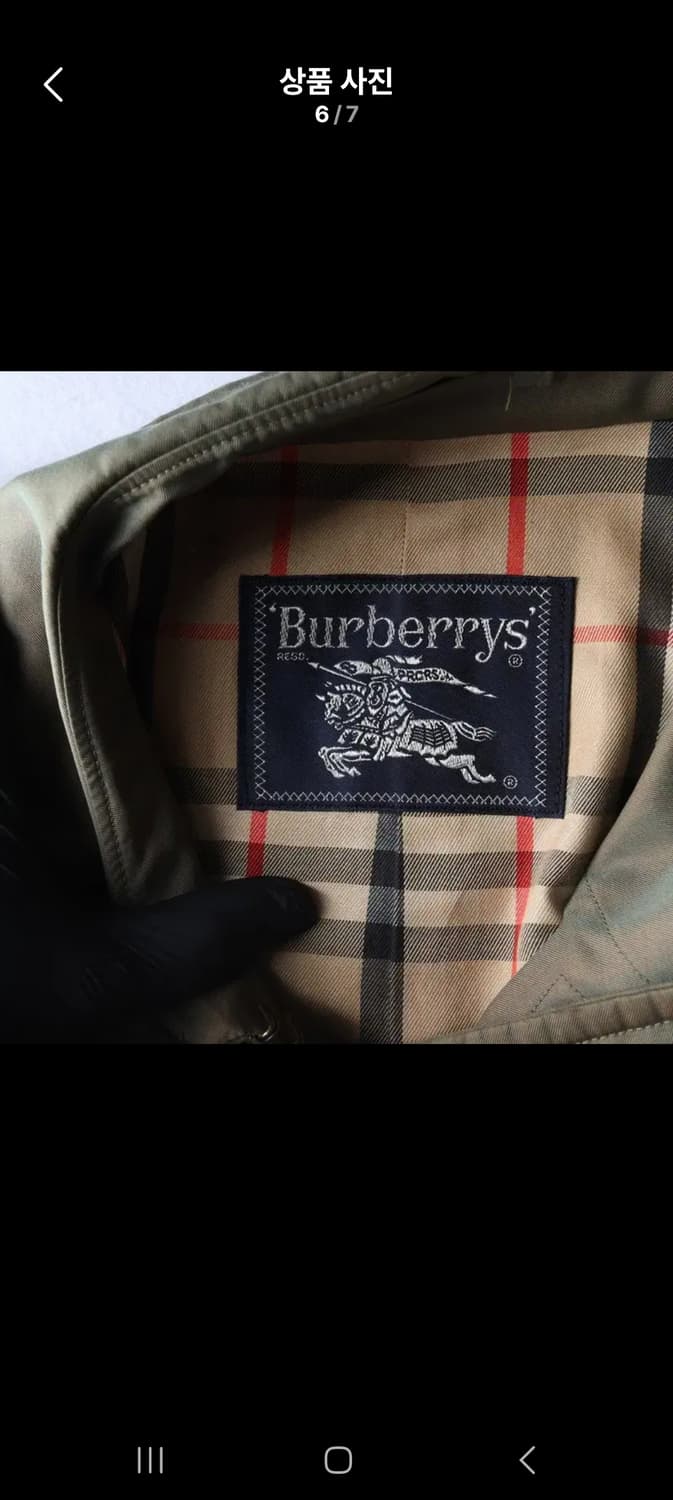 버버리트렌치코트 김희선 트렌치코트. 상품이미지6