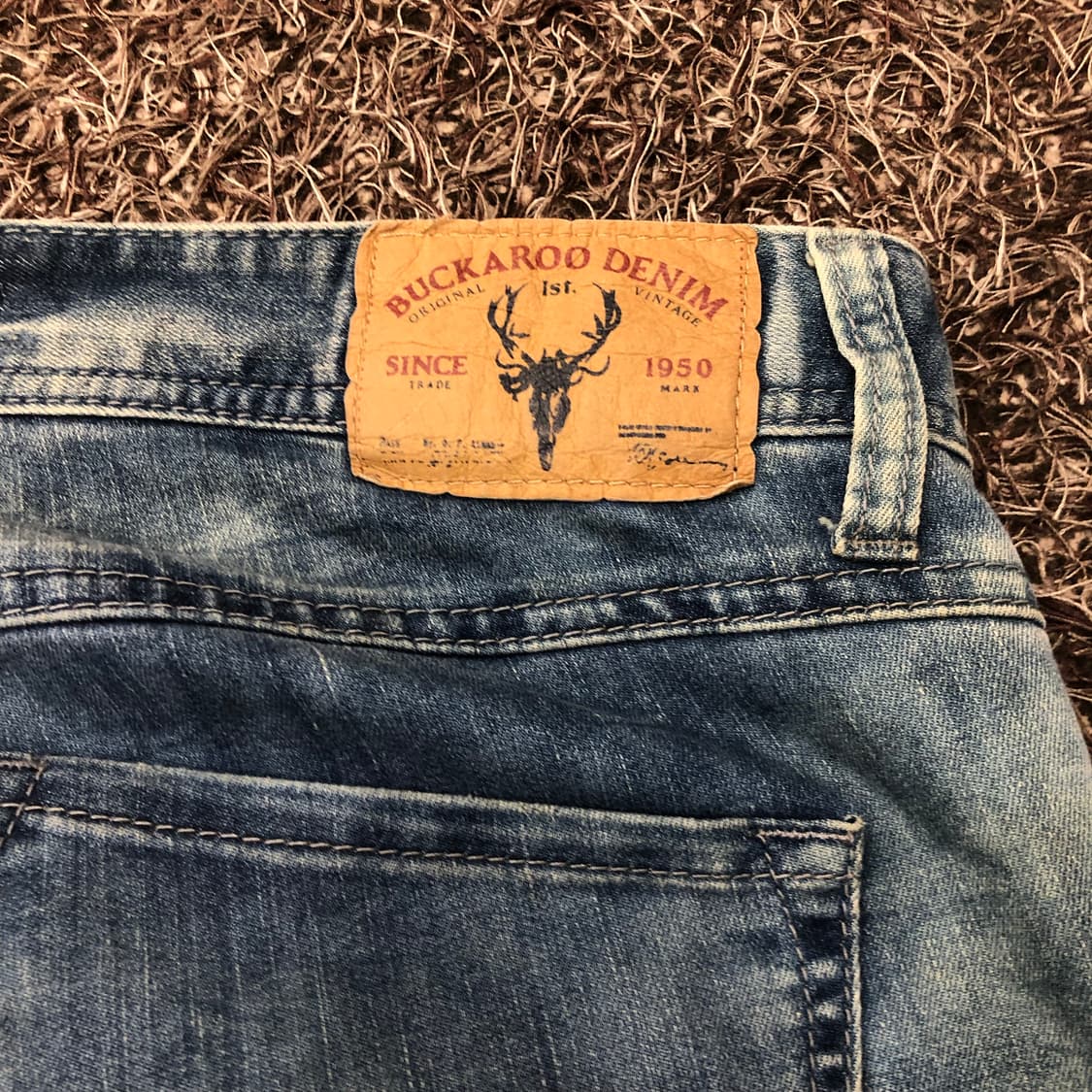 버커루 워싱 데님 팬츠 상품이미지5