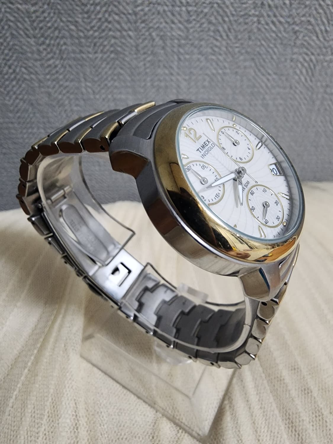 빈티지 00's 타이맥스 (Timex) 인디글로 크로노그래프 공용 상품이미지2