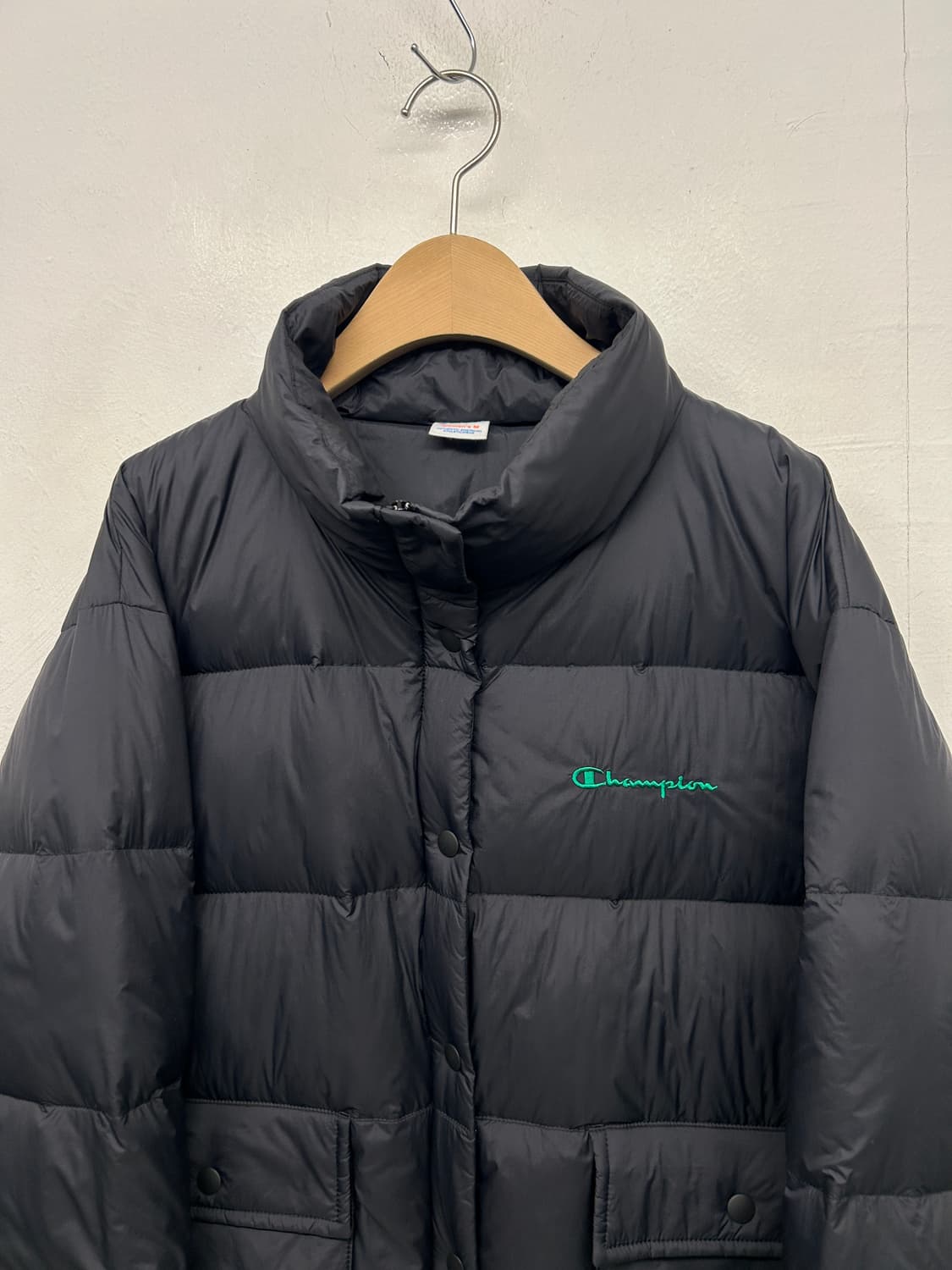 챔피온 블랙 푸퍼 패딩 자켓 상품이미지3
