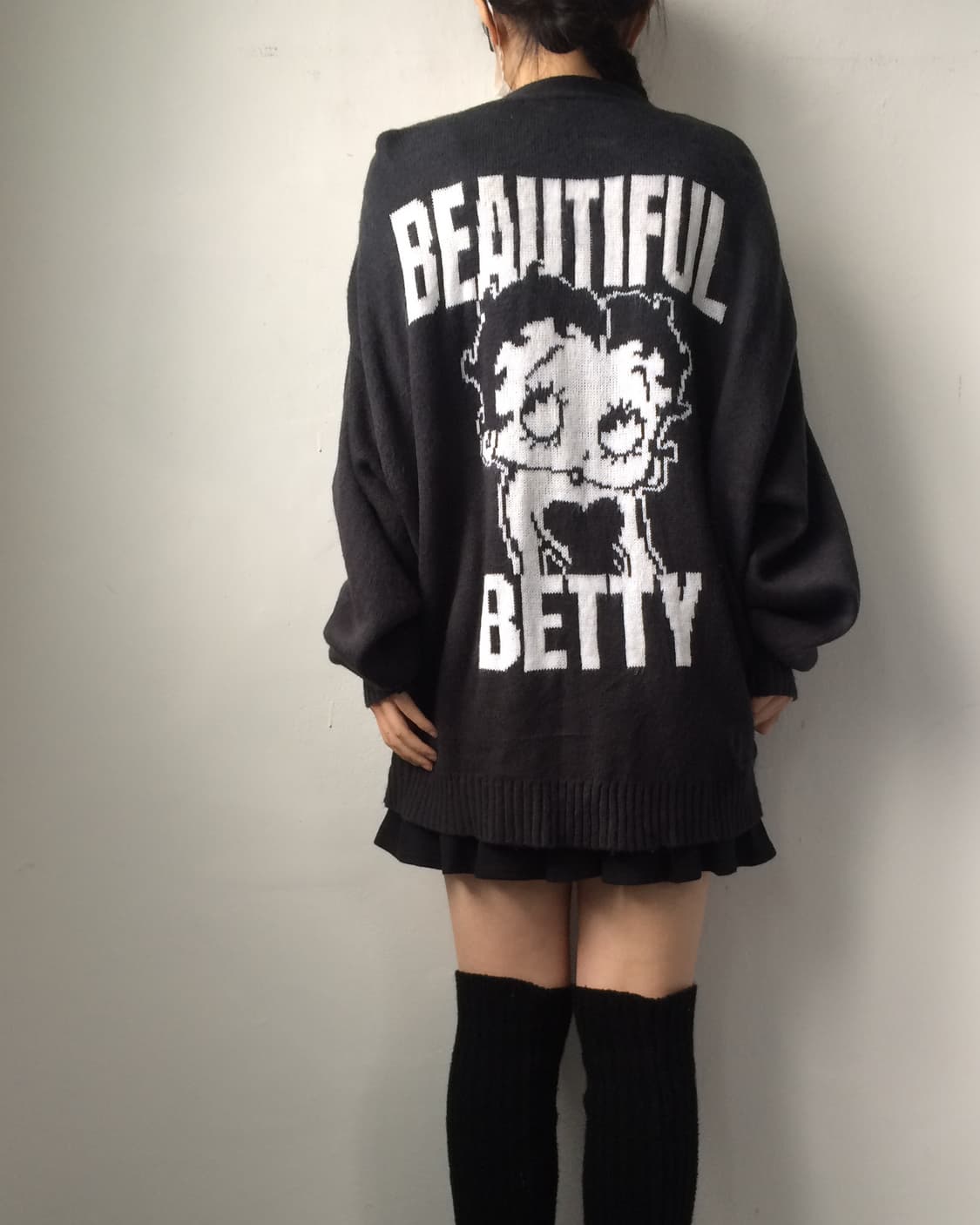 Betty boop knit cardigan 상품이미지8