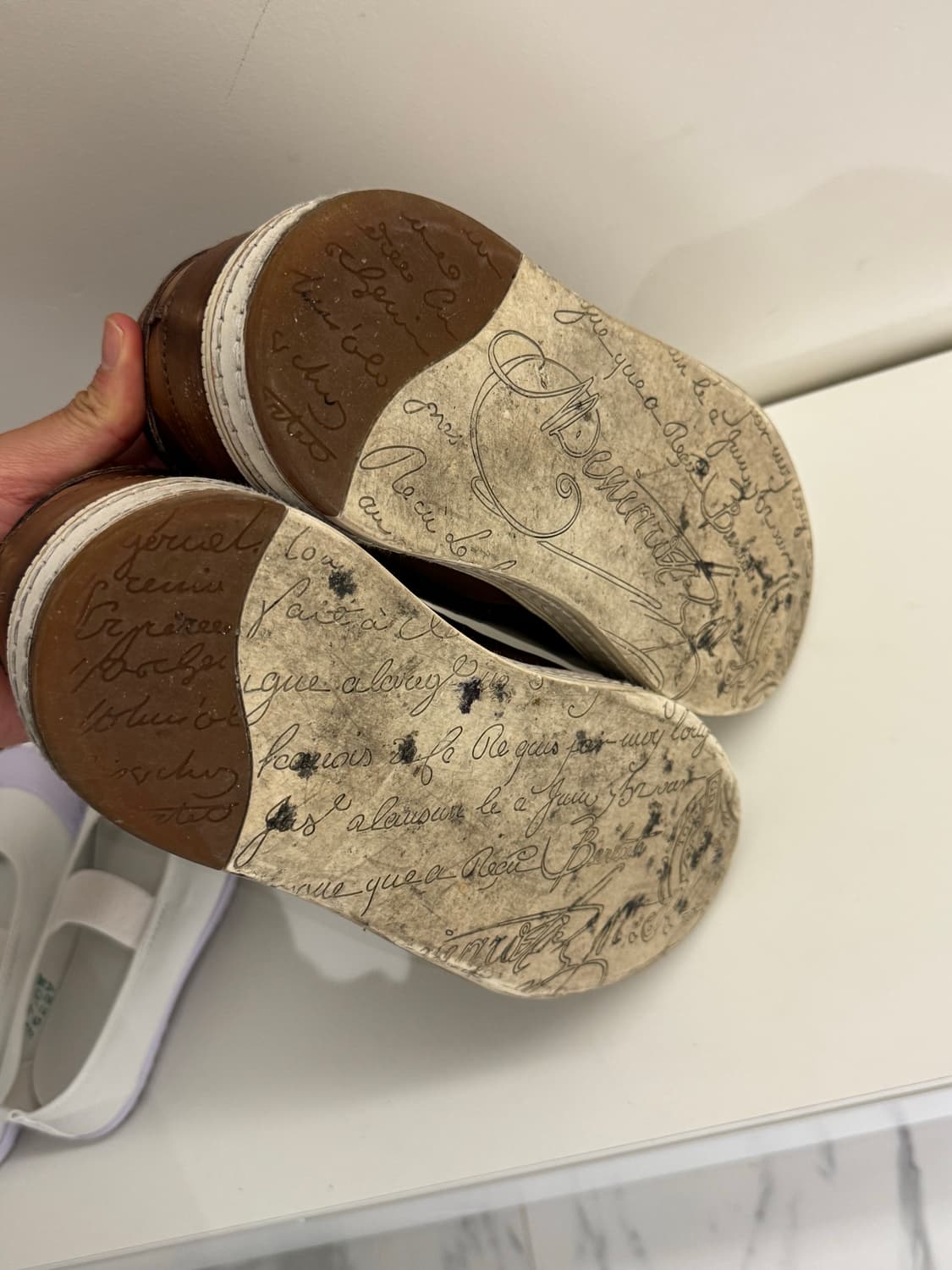 Berluti 브라운 레더 스니커즈 상품이미지7