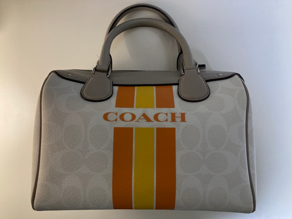 코치 Coach 바시티 스트라이프 시그니처 미니 베넷 사첼 백 상품이미지1
