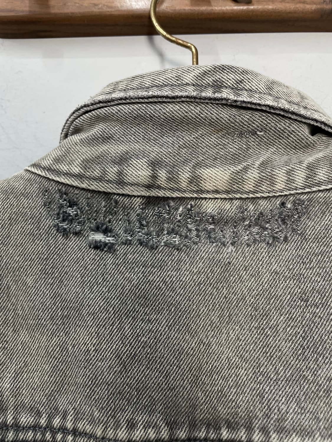 올세인츠 디테일 워싱 데님 트러커 자켓 H2248 상품이미지5