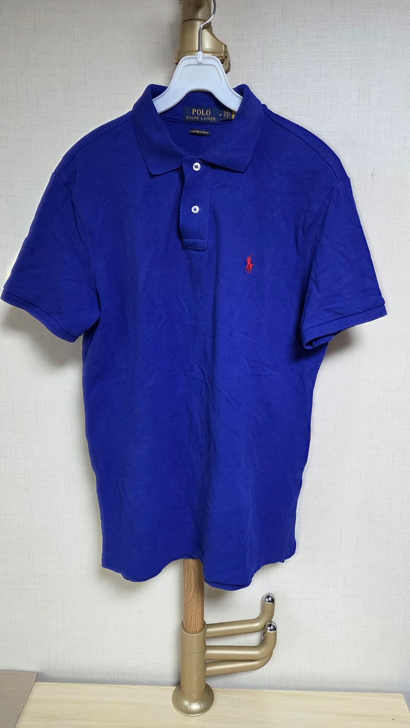 폴로 랄프로렌 블루 반팔 카라티 상품이미지1