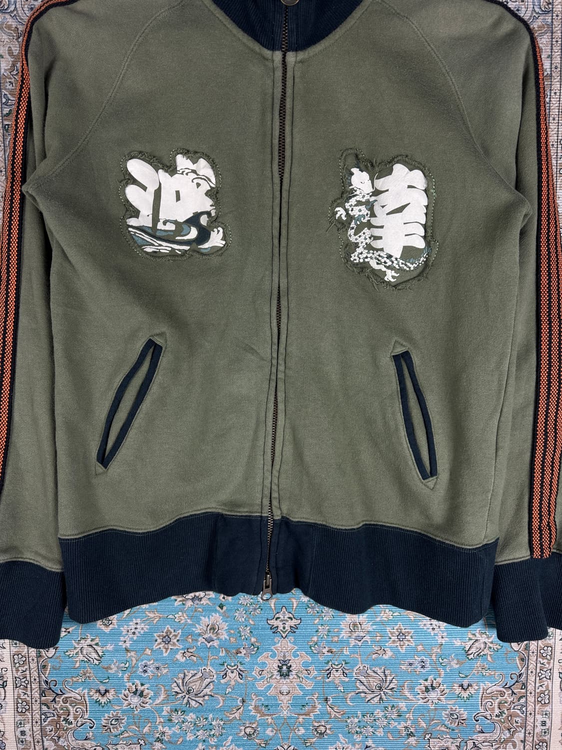 JPN 오리엔탈 올리브그린 용자수 져지1610 상품이미지3