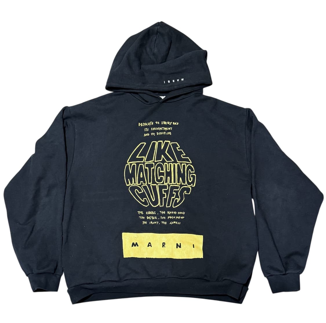23FW 마르니 슬로건 프린팅 후드티 상품이미지2