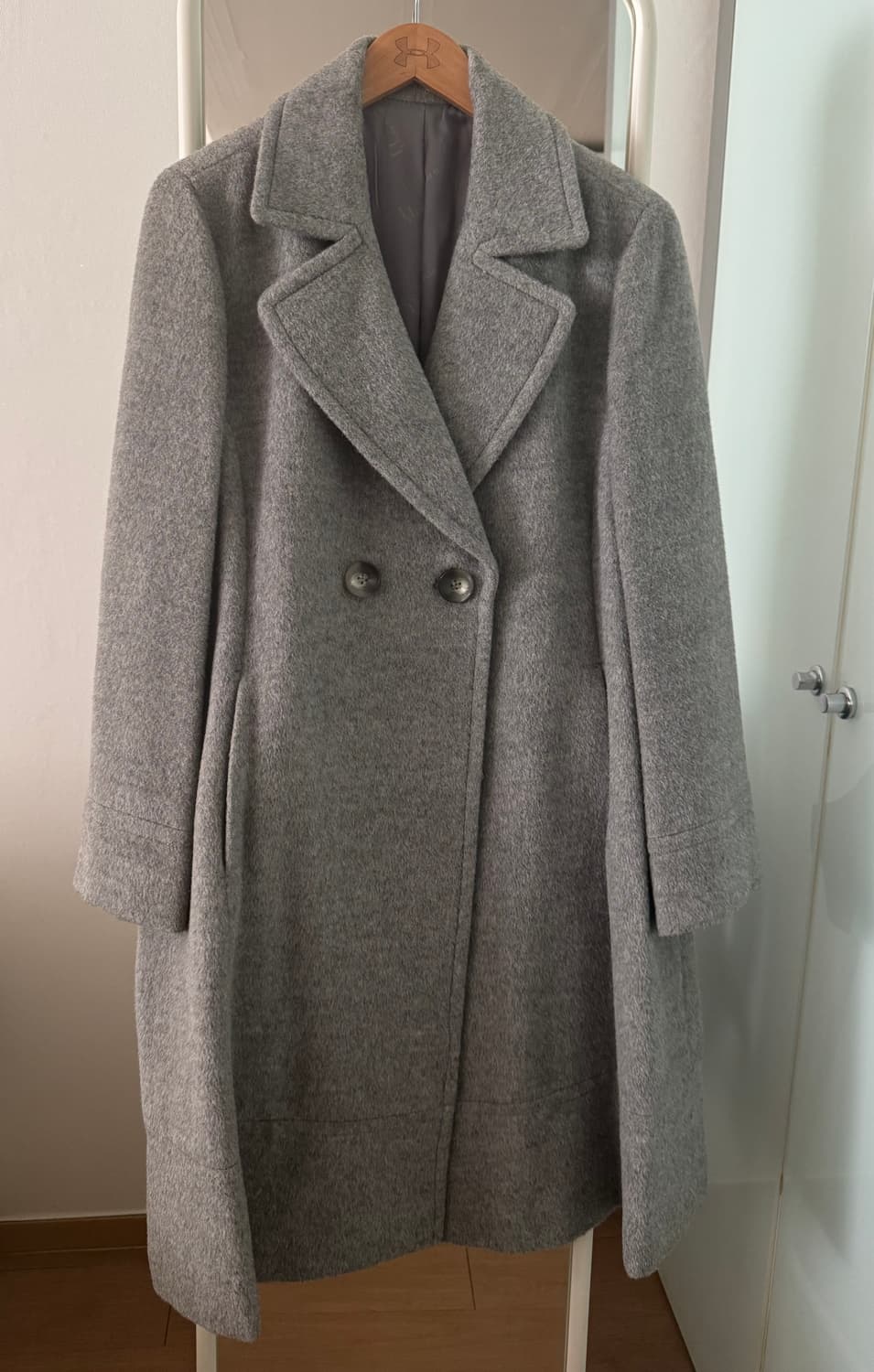 빈티지롱코트 그레이코트 L 77-88 상품이미지1