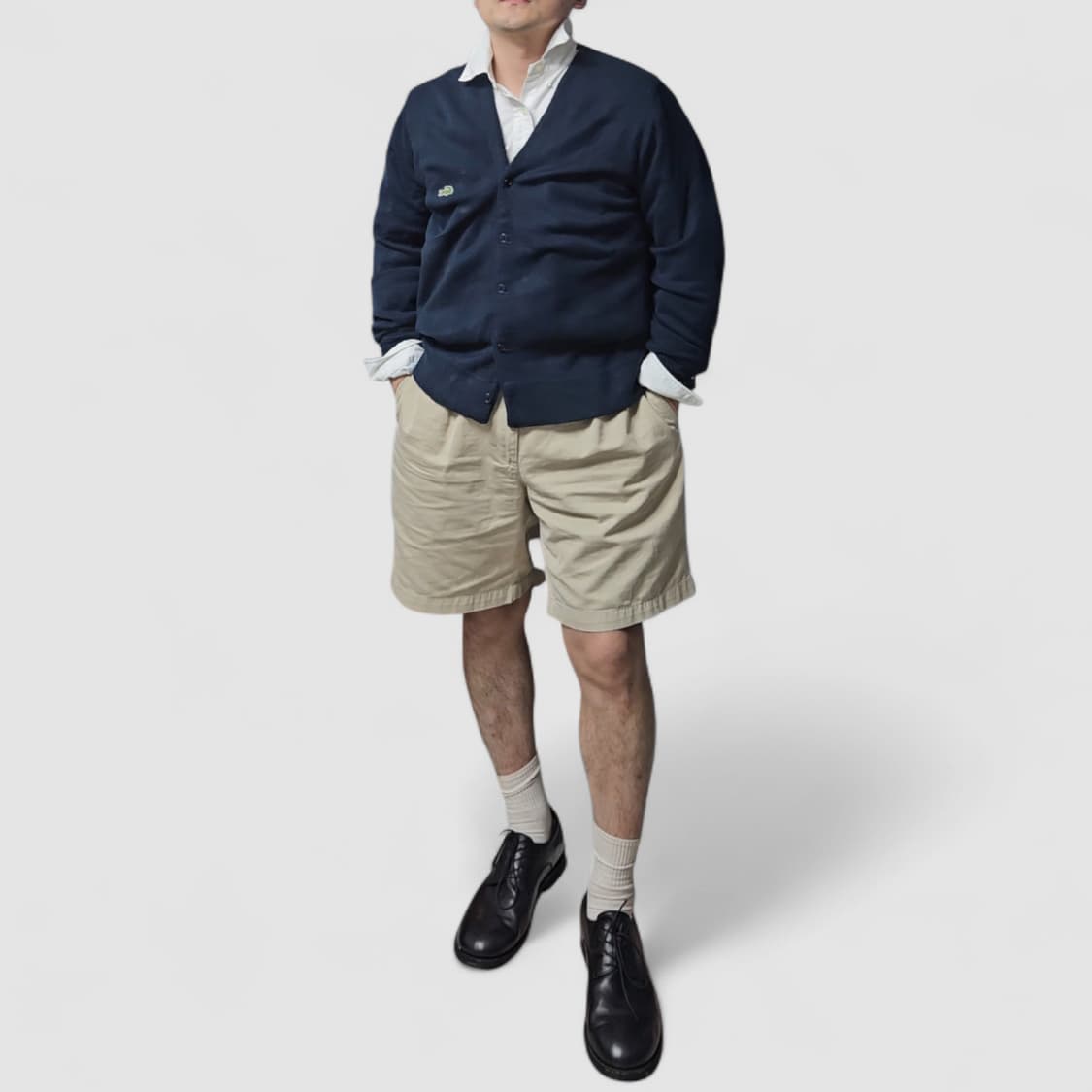 70S 라코스테 아이조드 니트 가디건 USA L N0831 상품이미지1