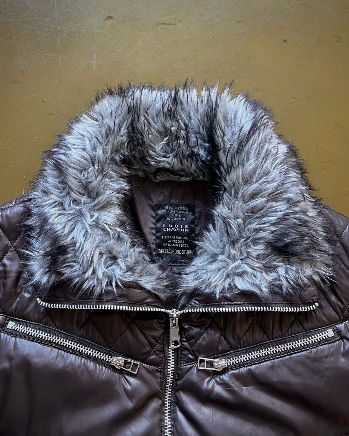 90-00s LOUIS CHAVLON V-Kei Fur Padded JK 상품이미지5