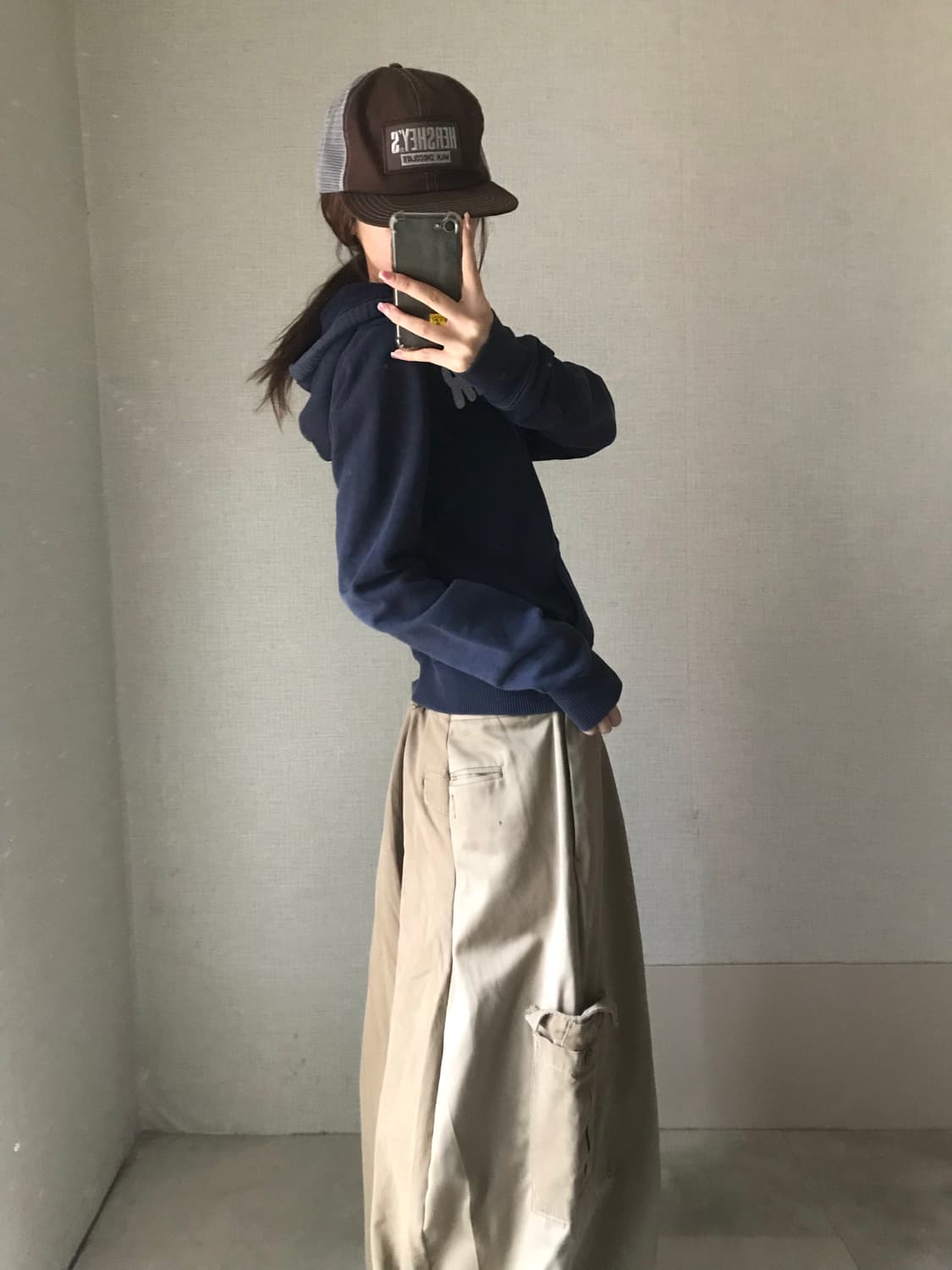 홀리스터 네이비 투웨이 후드집업 상품이미지4