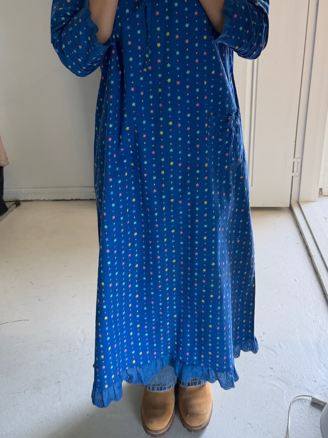 일본빈티지 모리 키치 별 원피스 상품이미지2