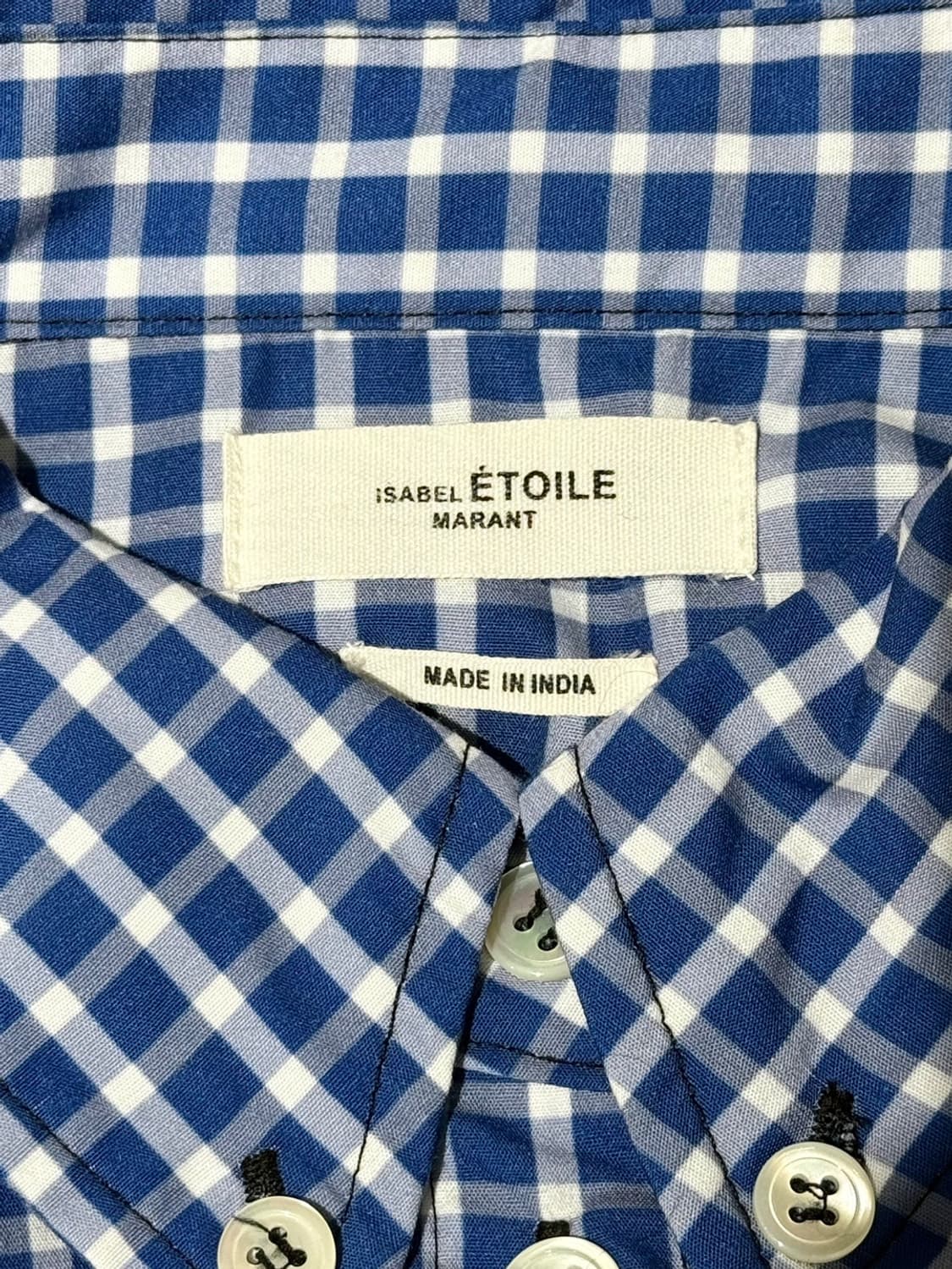 이자벨마랑 에뚜왈 블루 온드리아 셔츠 원피스 상품이미지7