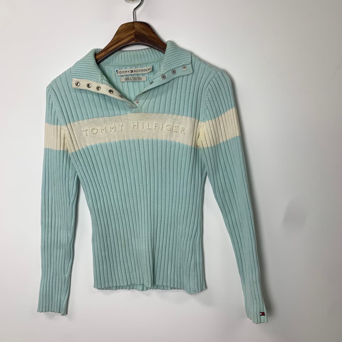 타미힐피거 골지 소다 니트 상품이미지2