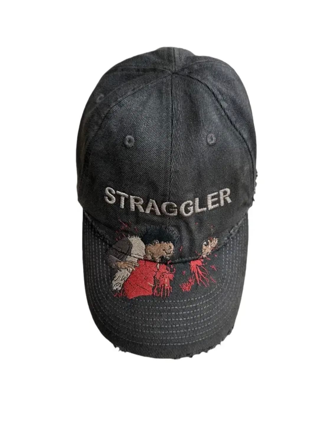 UNKNOWNWORLD 워싱 다잉 디스트로이드 아키라 베이스볼 캡 상품이미지1