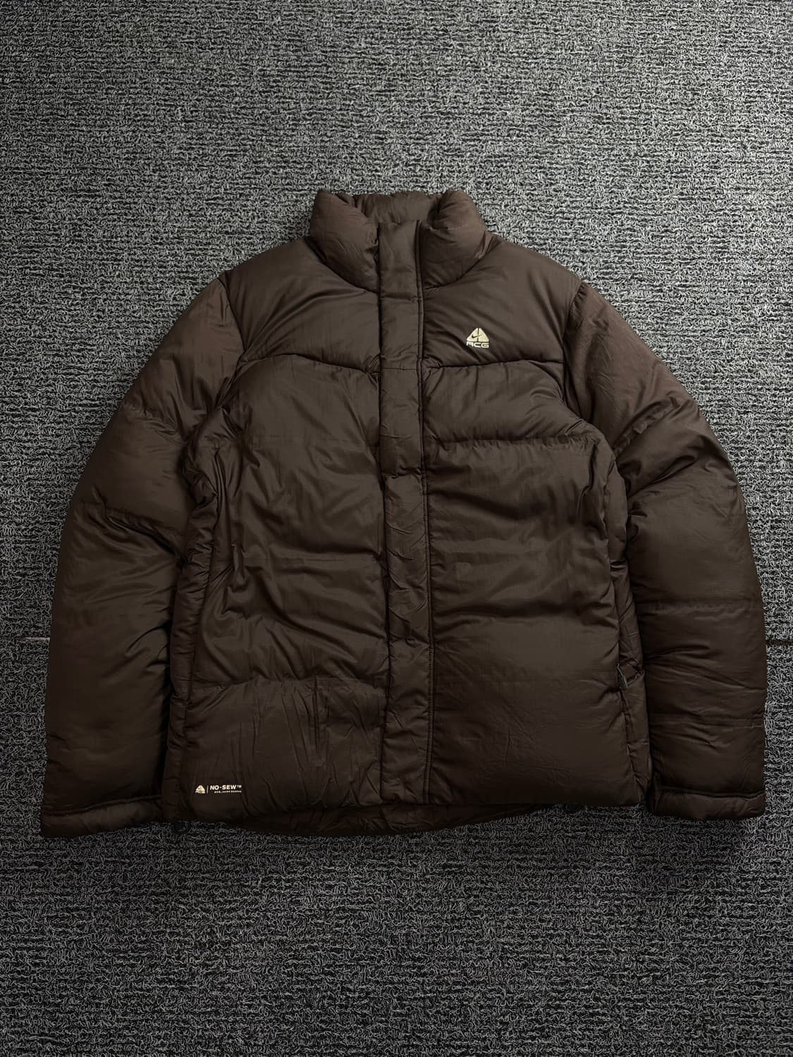 00s 나이키 acg 올드스쿨 경량 푸퍼 다운 자켓 브라운 1764 상품이미지2