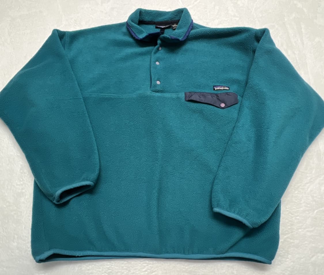 03FW 파타고니아 신칠라 스냅-T 테크그린/네이비 자메이카 상품이미지1