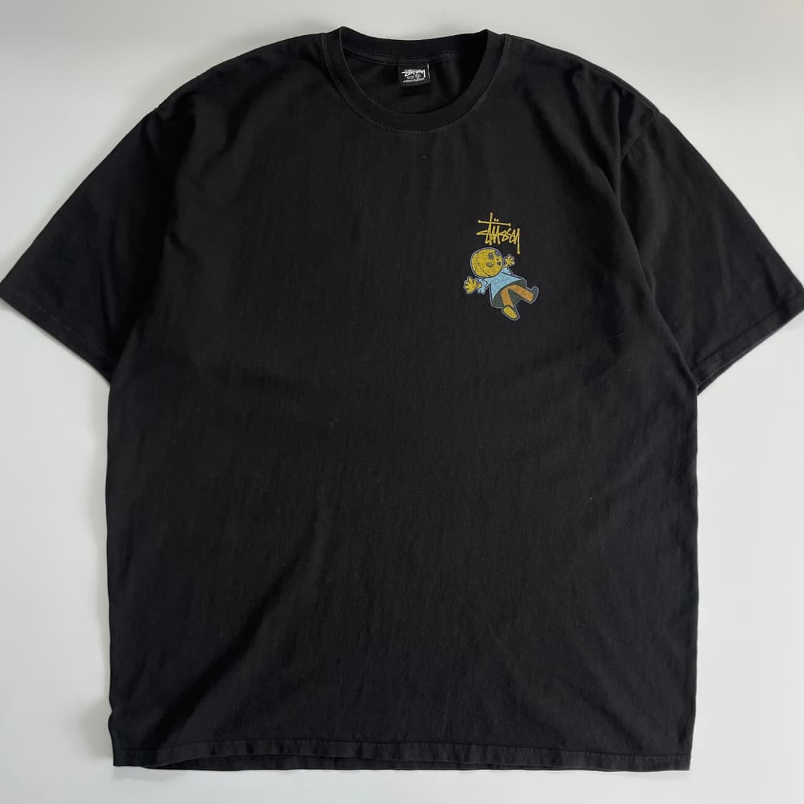 Stussy  스투시 돌리 피그먼트 블랙 티셔츠 상품이미지2