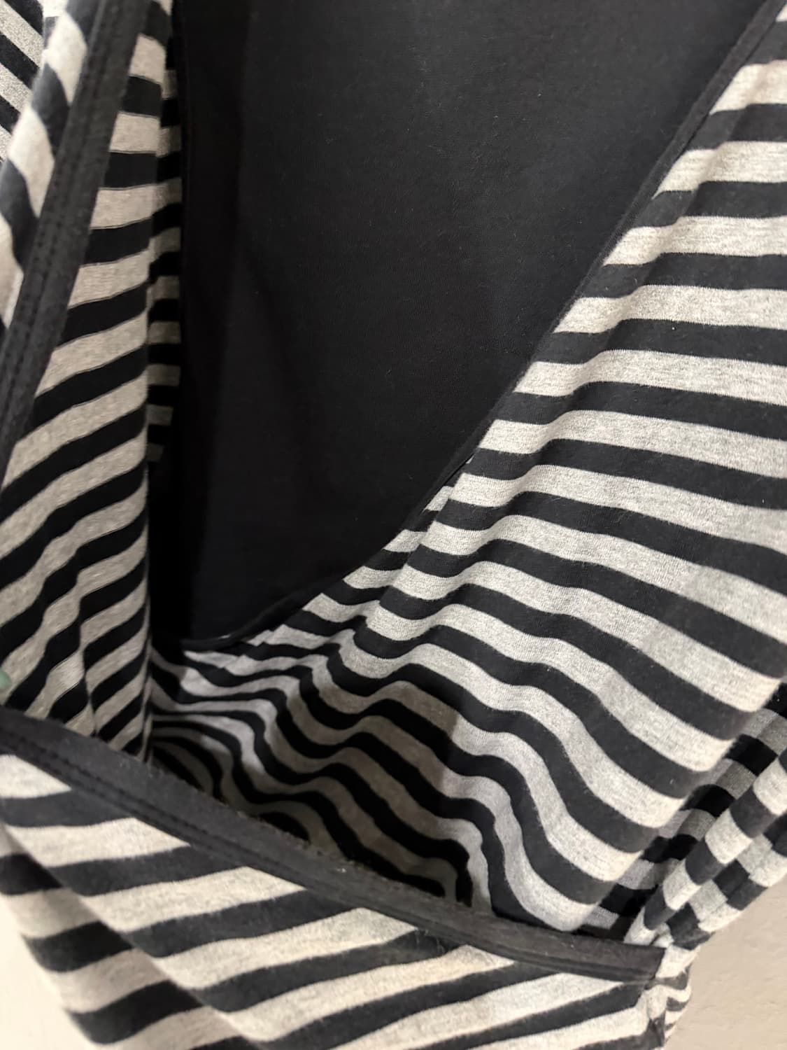 wrap design layered detail tee  상품이미지7