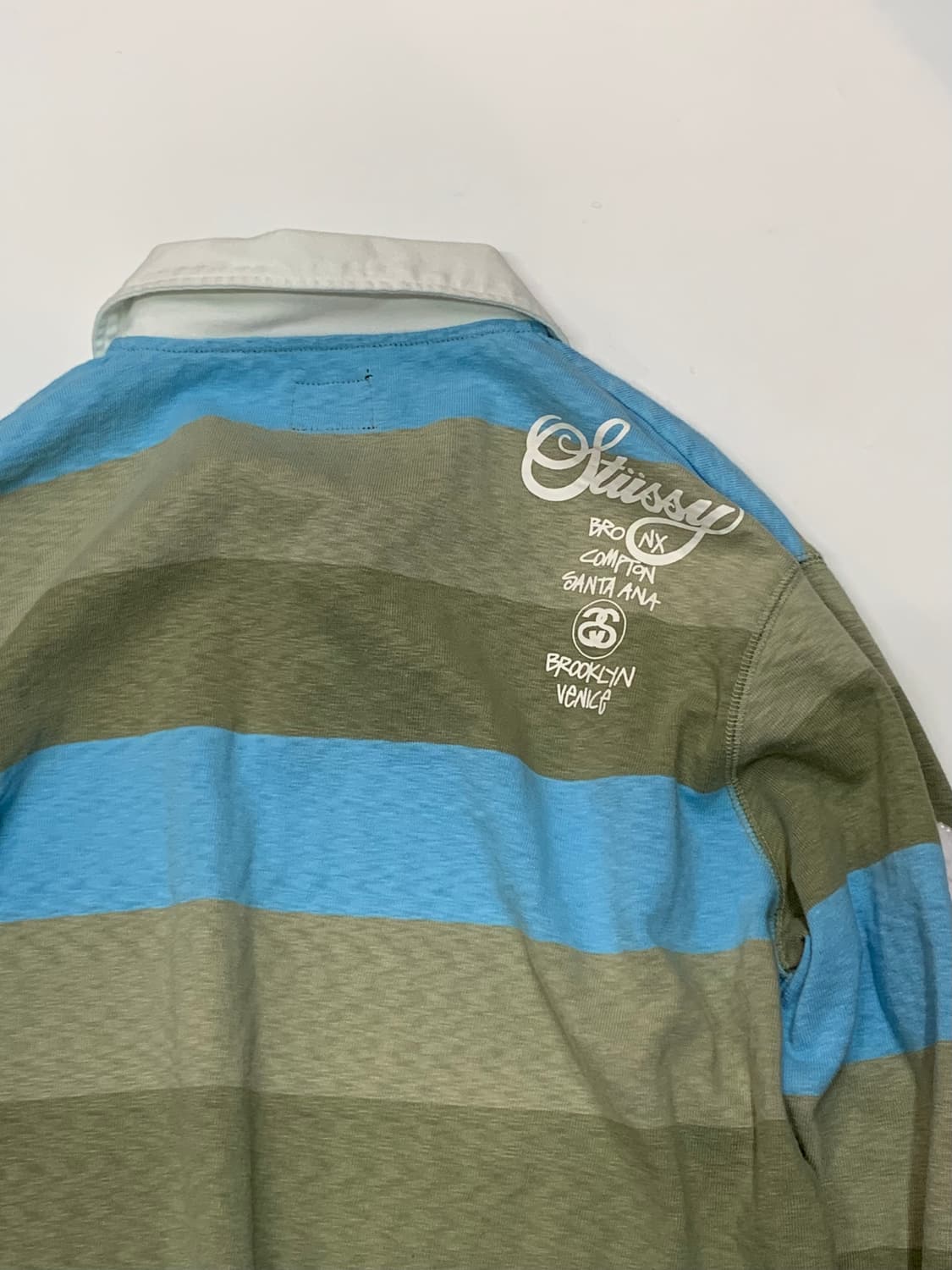 2000s 스투시 1989 월드투어 리바이벌 럭비 셔츠 상품이미지6