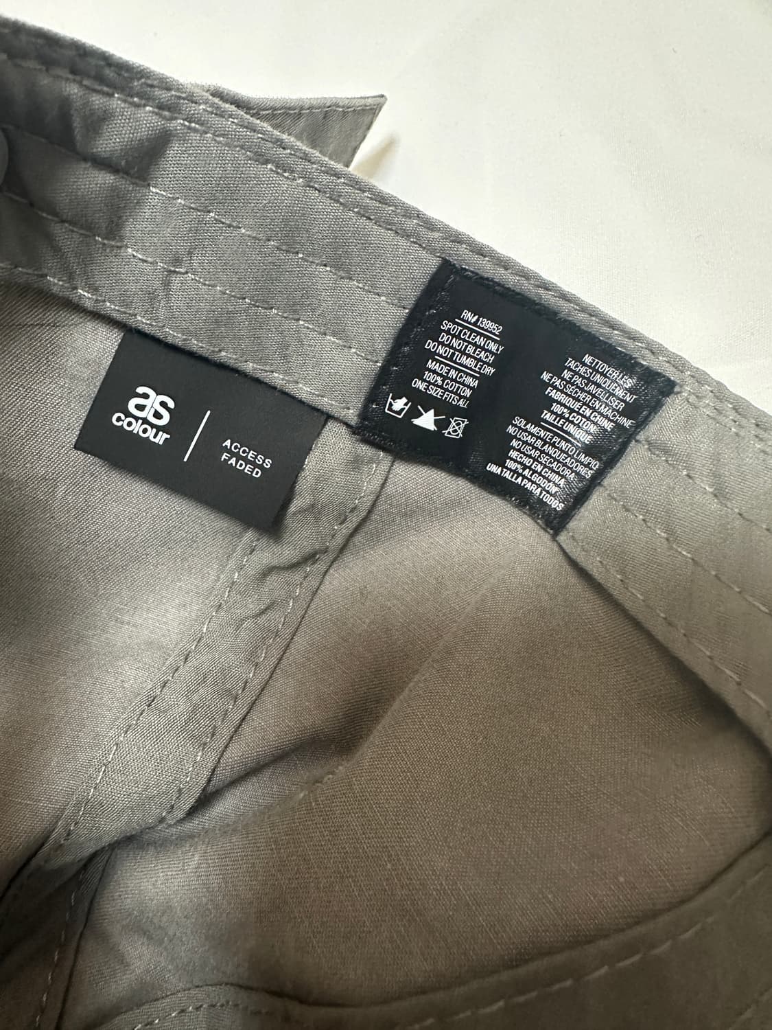 AScolour 시드니 그레이 볼캡 상품이미지6