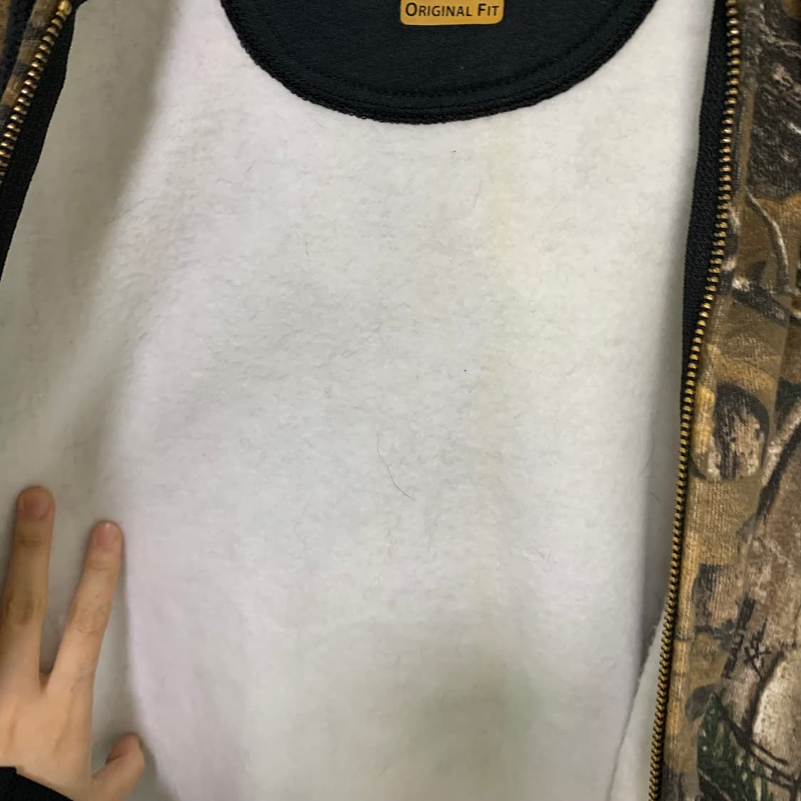 칼하트 리얼트리 후드집업 남성 XL 오버핏 그런지 패턴 밀리터리st 상품이미지7