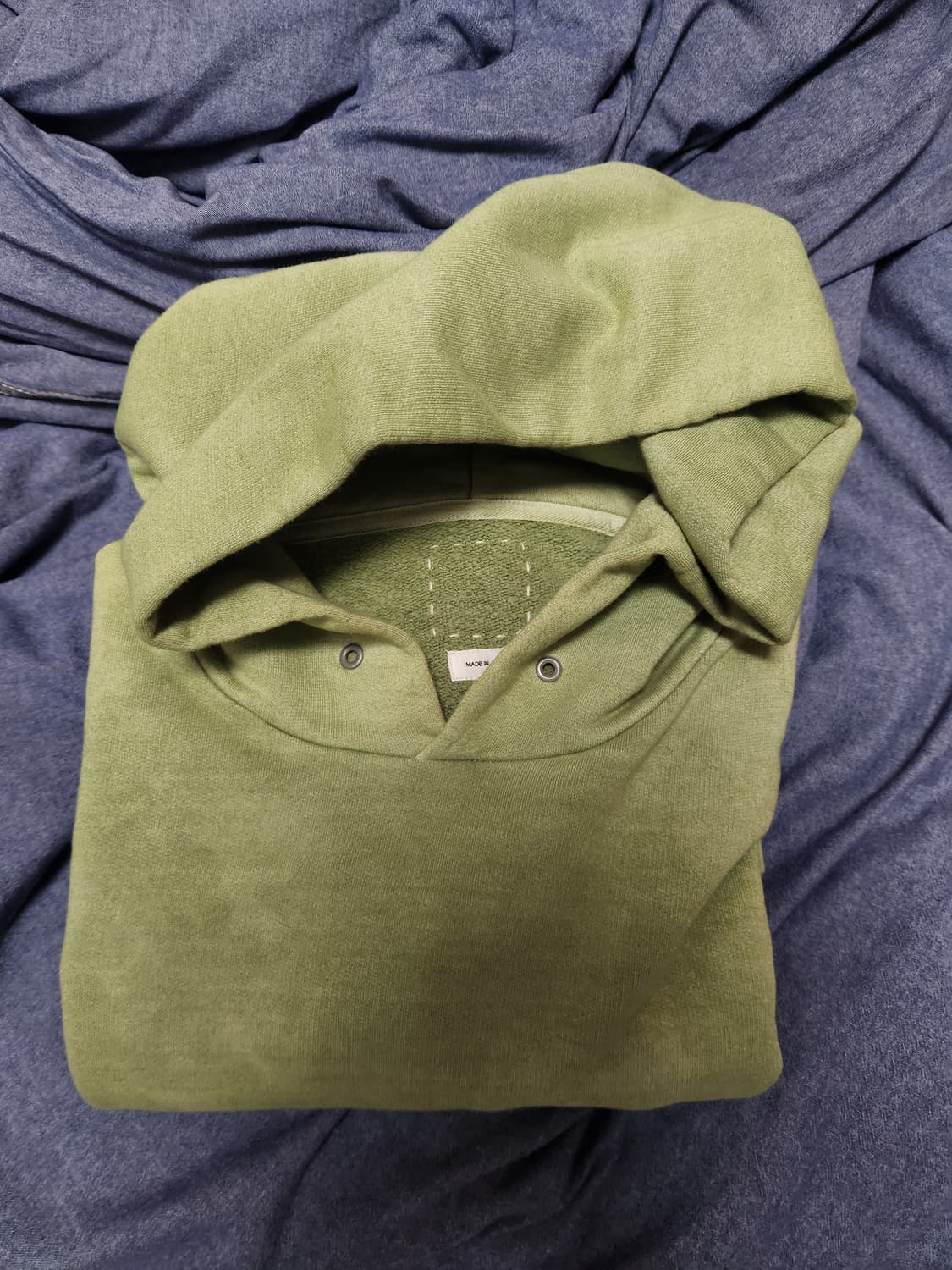 비즈빔 점보 후디 p.o 언이븐 다이 l.t 그린 상품이미지4