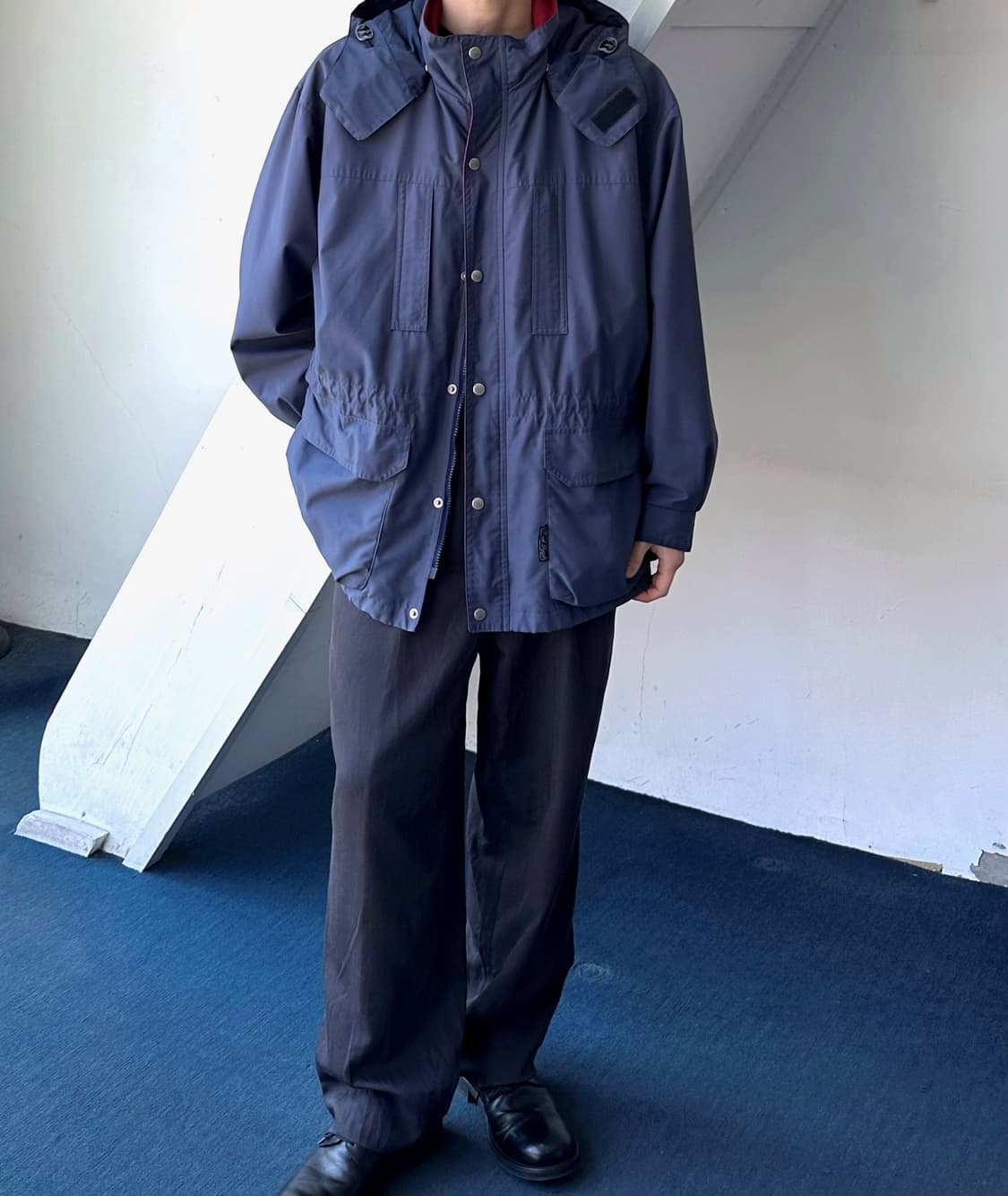 Washed poly hooded mountain parka 상품이미지3