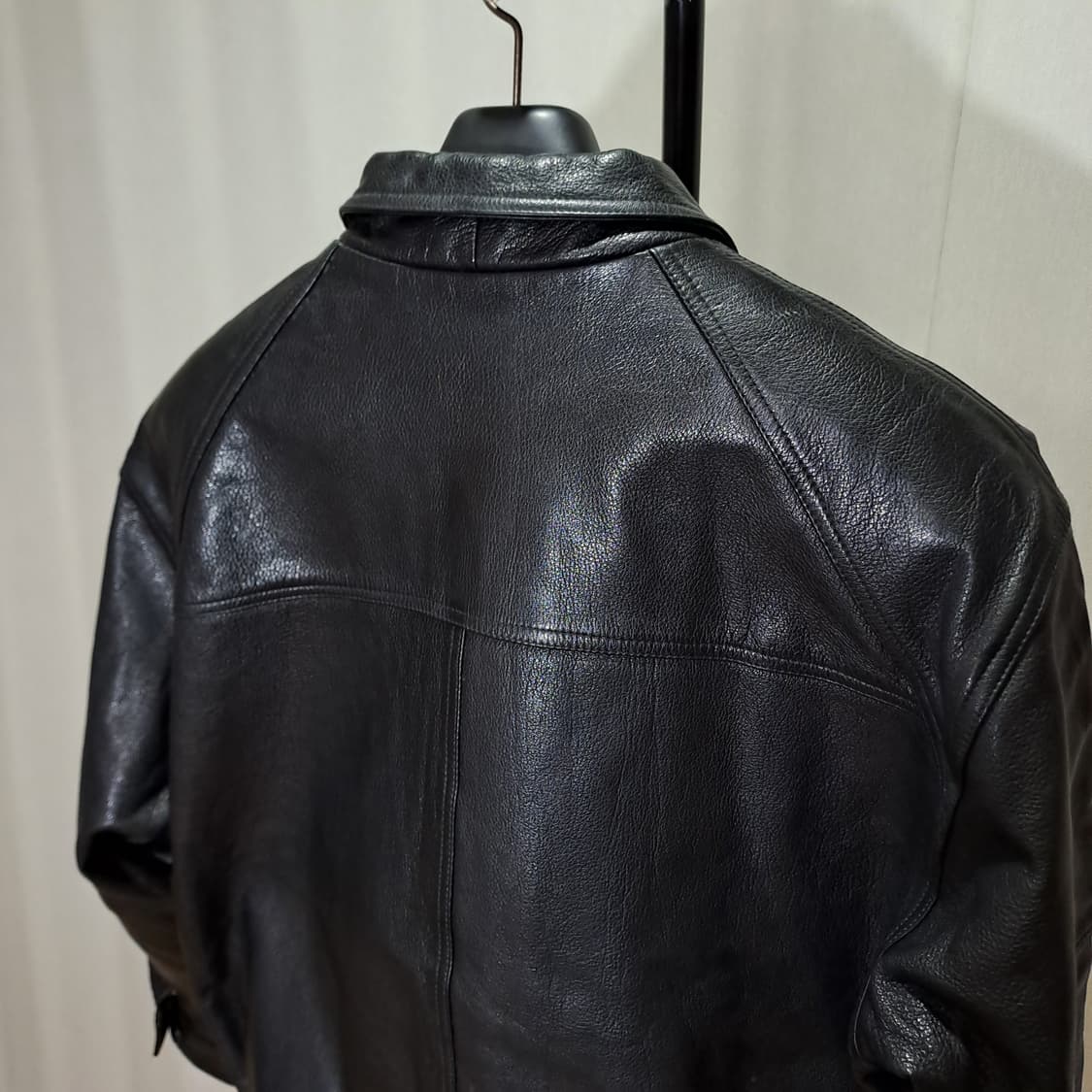 (택포) 레트로 스타일 가죽 봄버 100 B725 상품이미지6