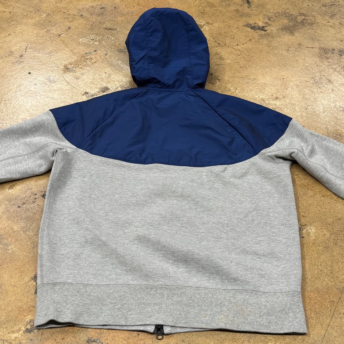 [정품/L] 나이키 후드 집업 네이비 회색 b17 상품이미지4
