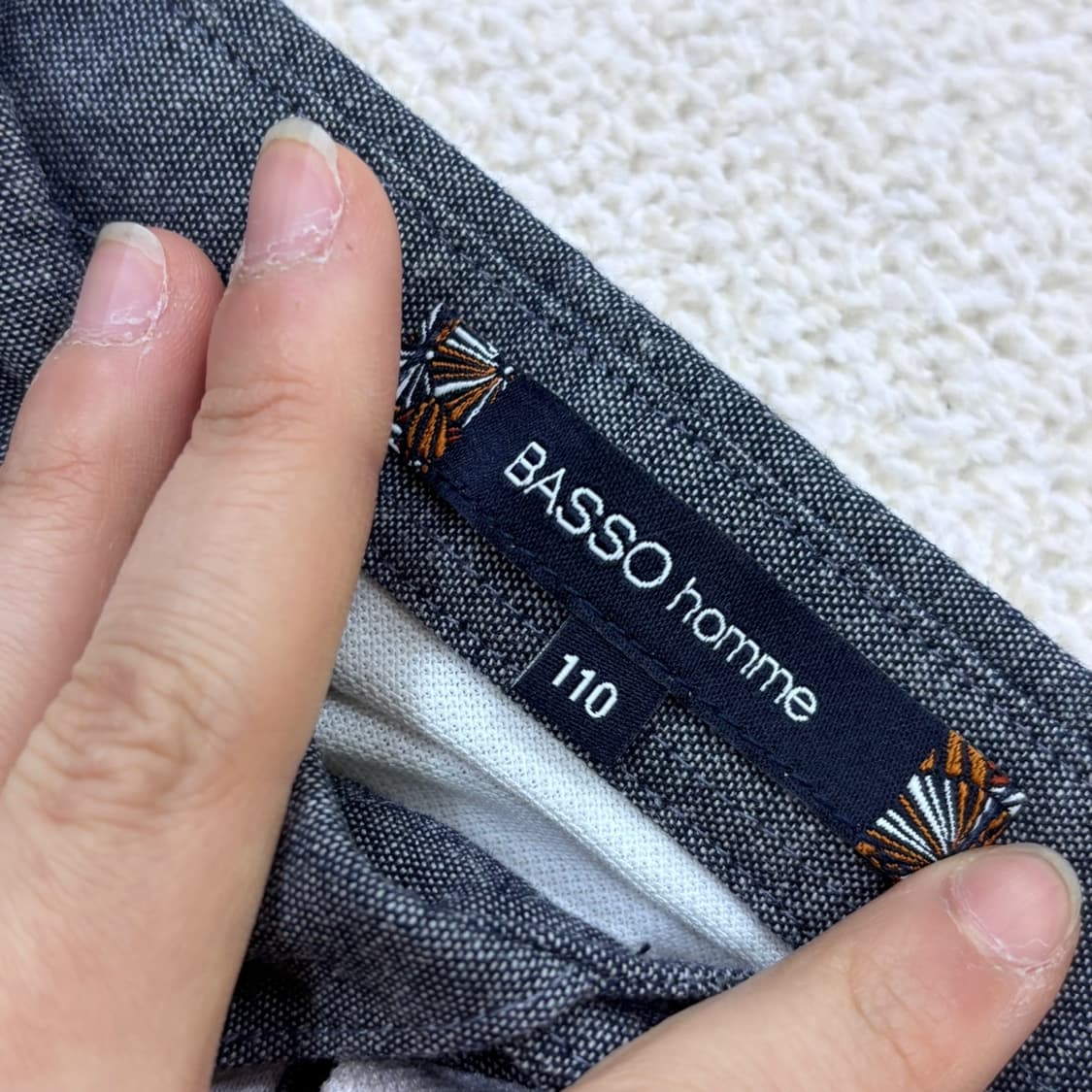 110 바쏘옴므 남성 반팔 카라 티셔츠 0313E 상품이미지3